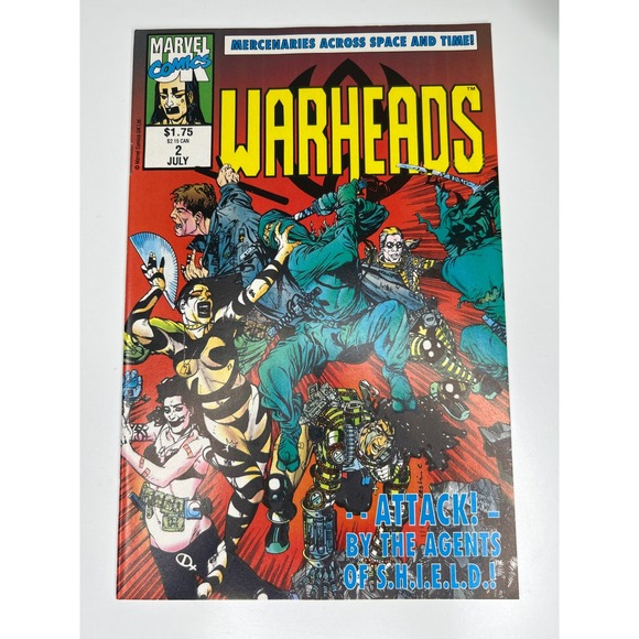 Marvel Warheads #2 Comic Book July 1992 Mercenaries Across‎ Space and Time - Picture 1 of 3